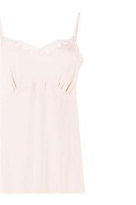 Abito sottoveste con finiture in pizzo SIMONE ROCHA | 7210P0514PEACH/RED